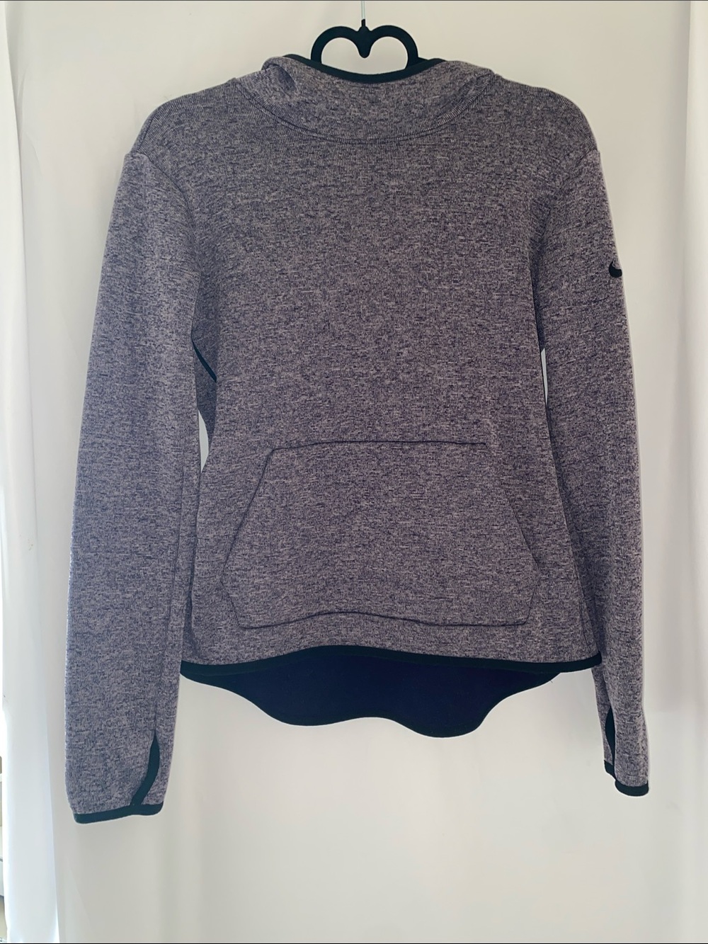 Nike Dri-Fit Therma Women's Purple Pullover cowl neck Hoodie S